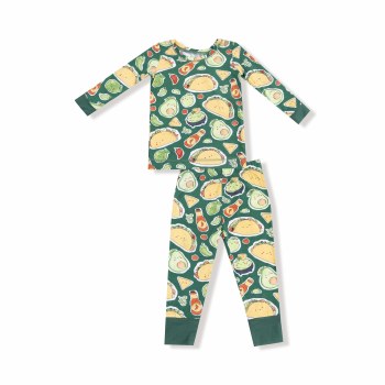 PJ Set Happy Tacos 3-4T