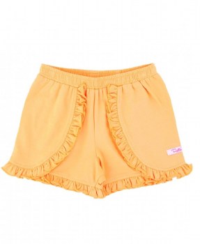 Apricot Ruffle Shorts 2T