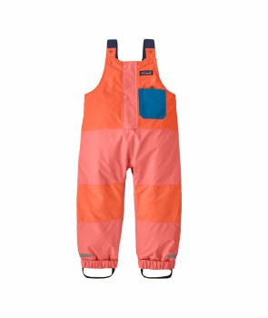 Snow Pile Bibs Orange 4T