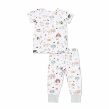 PJ Set Farm Animals 2T