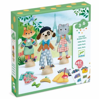 Bonjour Paris Collage Craft Ki