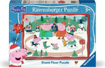 Peppa Pig Christmas 24pc Giant Puzzle