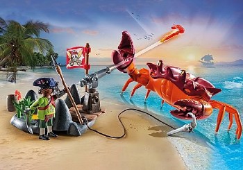 Battle with the Giant Crab