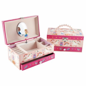Jewelry Box Rainbow Woodland