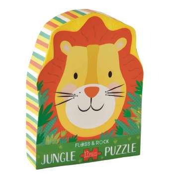 Lion 12pc Shaped Jigsaw with S