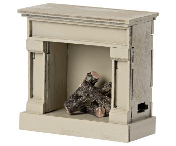 Fireplace Mouse Off White
