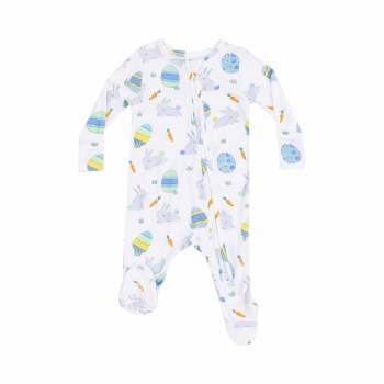 Zipper Footie Easter Bunnies 0-3m
