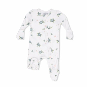 Zipper Footie Turtle 3-6m