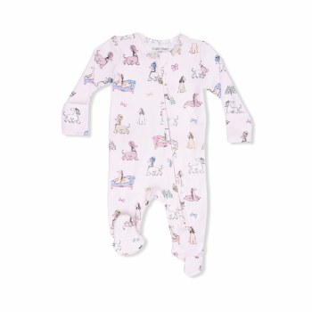 Zipper Footie Hounds 0-3m