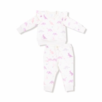 Ruffle Sweat Set Dinos 18-24m