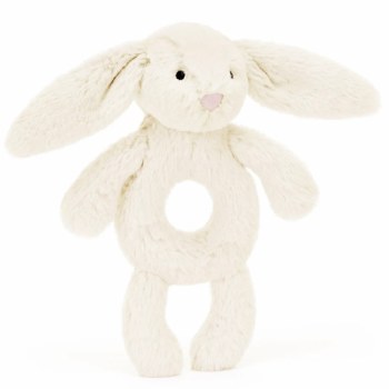 Bashful Cream Ring Rattle