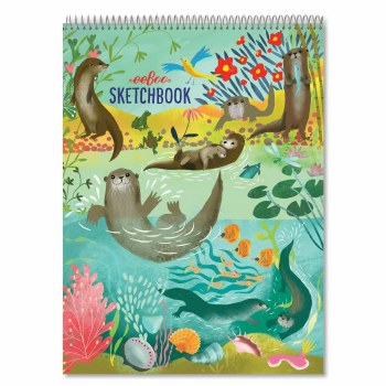 Otters at Play Sketchbook