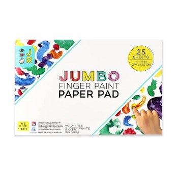 Jr Fingerpaint Paper Pad