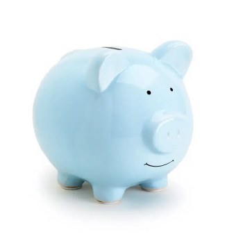 Piggy Bank Blue