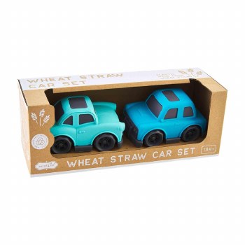 Blue Toy Car Set