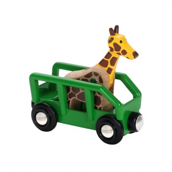 Giraffe and Wagon