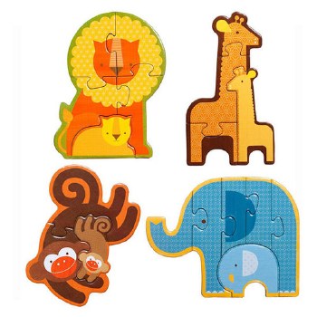 Beginner Puzzle Safari Babies