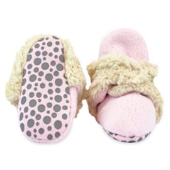 Cozie Furry Gripper Pink 24m