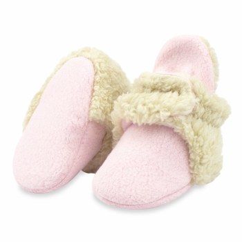Cozie Furry Gripper Pink 12m