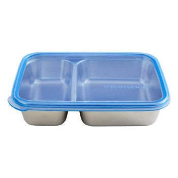 Rectangle Container 28oz Blue