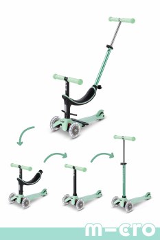 Mini2Go LED Scooter Mint