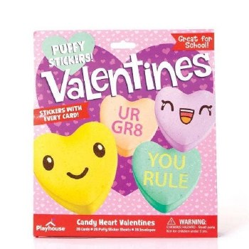 Valentines Candy Heart Puffy