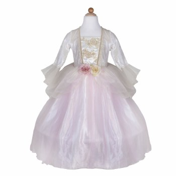 Gold Rose Princess Dress 3-4y