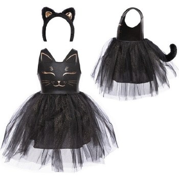 Black Cat Dress Size 5-6