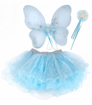 Iridescent Wings/Tutu/Wand 4-6