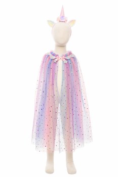 Rainbow Unicorn Cape 4-6y