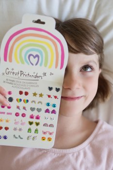 Rainbow Love Sticker Earings