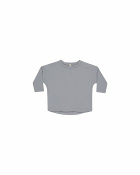 L/S Baby Tee Blue 6-12m
