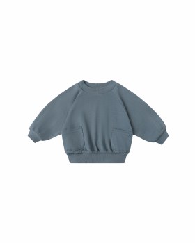 Pocket Sweatshirt Ocean 4-5Y