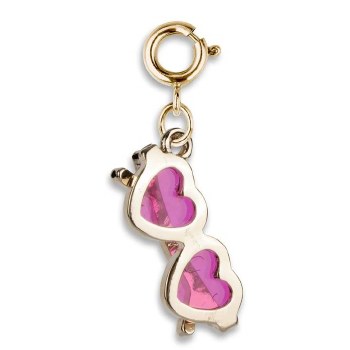Gold Heart Sunglasses Charm