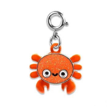 Glitter Crab Charm