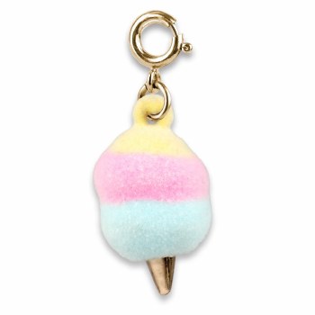 Gold Cotton Candy Charm