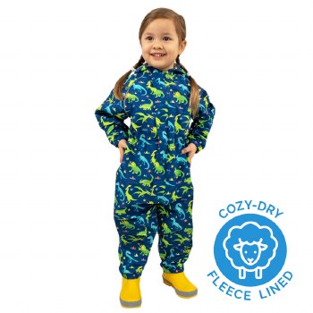 Cozy-Dry Play Suit Dino 5T