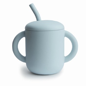 Straw Training Cup Powder Blue