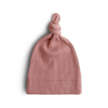 Ribbed Baby Beanie Cedar