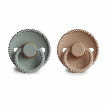 Pacifier Sage/Croissant Sz 2