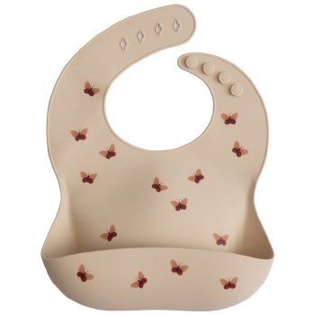 Silicone Baby Bib Butterflies