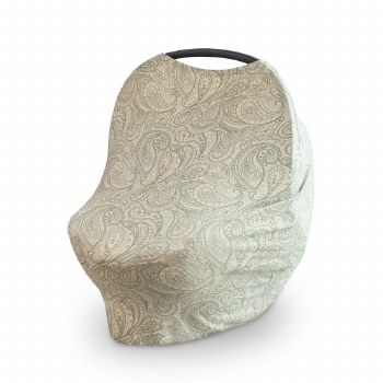 Multi-Use Cover Green Paisley