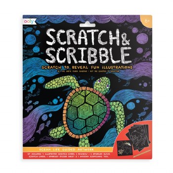 Scratch and Scribble Ocean Life