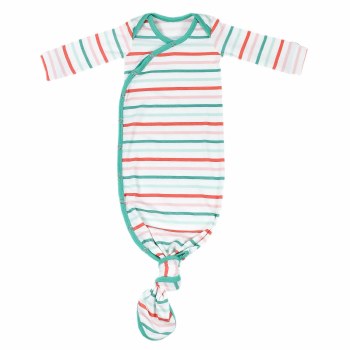 Newborn Knotted Gown Tinsel