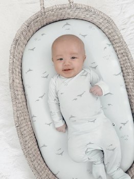 Changing Pad Cover Whale