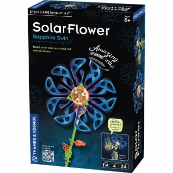 Solar Flower Sapphire Swirl