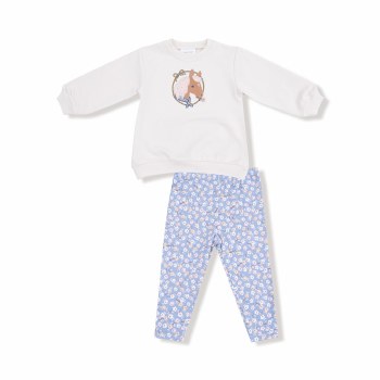 Calico Sweatshirt Set 2T