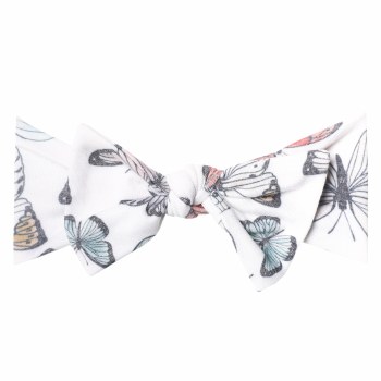 Knit Headband Bow Dot