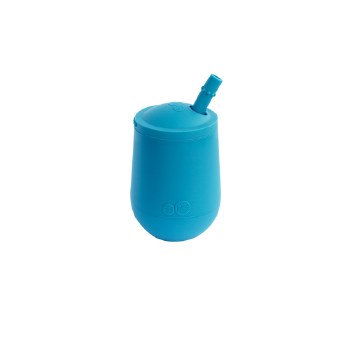 Mini Cup w/ Straw Blue