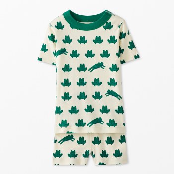 Short John PJ Set Ribbit 5T
